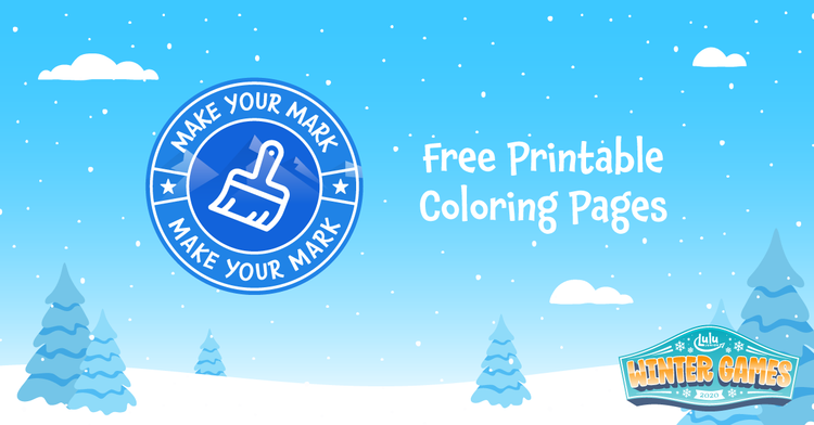 Winter Games: Coloring Activities