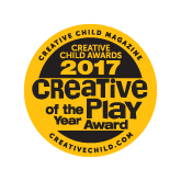Creative Child Award 2017 for Creative Play of the Year Award from Creative Child Magazine