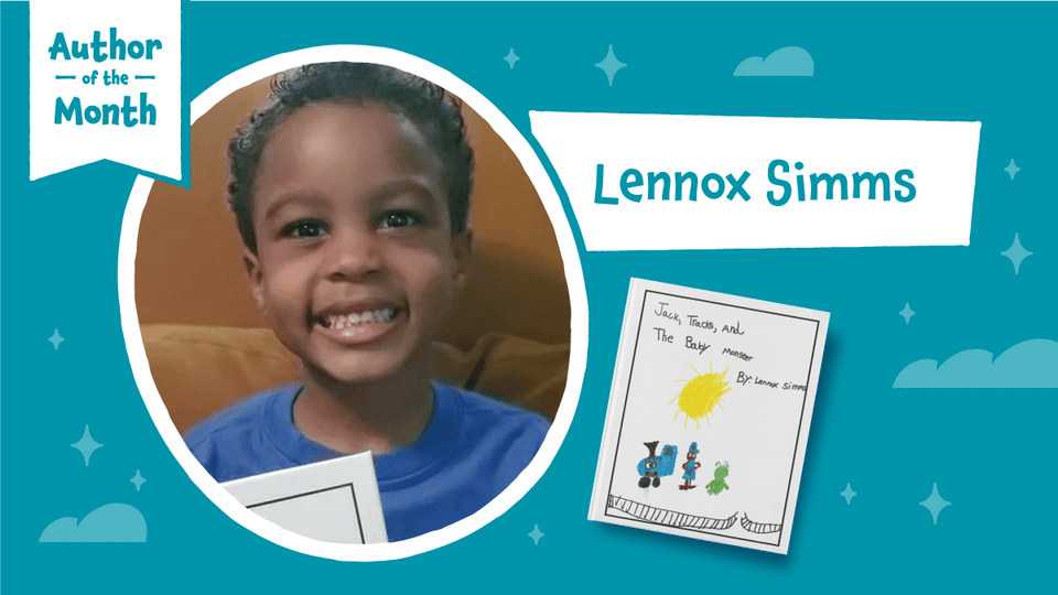 Lulu Junior Author of the Month - Lennox Simms