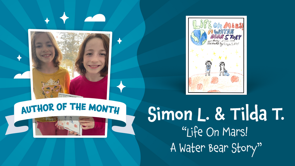 Lulu Junior Author of the Month - Simon and Tilda