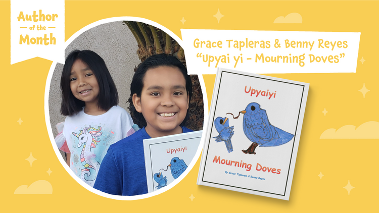 Lulu Junior Author Of The Month - Grace Tapleras and Benny Reyes