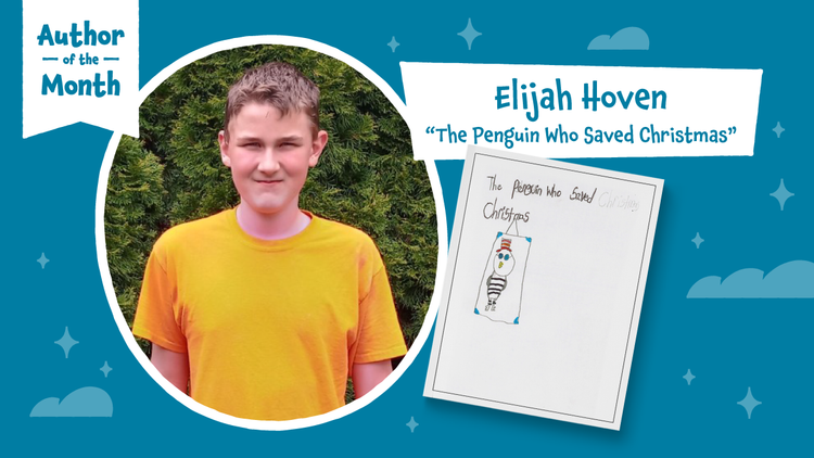 Lulu Junior Author Of The Month - Elijah Hoven