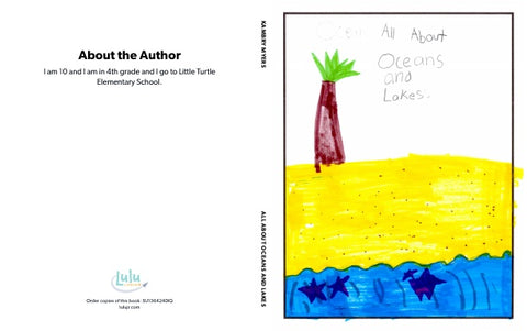 All About Oceans and Lakes