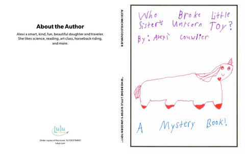 " Who Broke Little Sister's Unicorn Toy? "