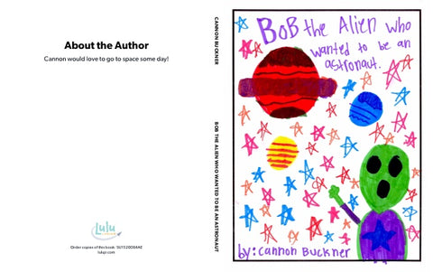 Bob the Alien Who Wanted to be an Astronaut