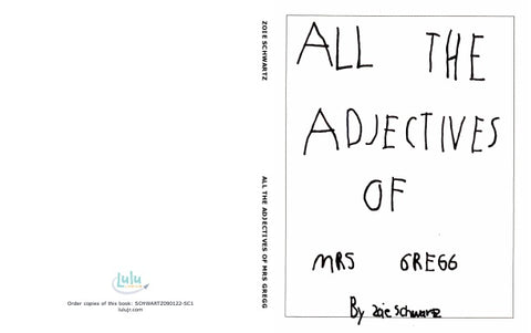 All the Adjectives of Mrs Gregg