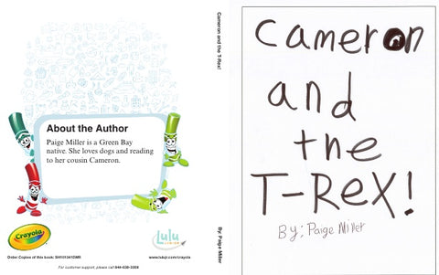 Cameron and the T-Rex!