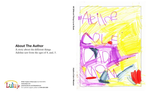 All Different Things Love Book