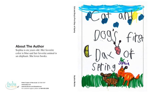 Cat and Dog's First Day of Spring