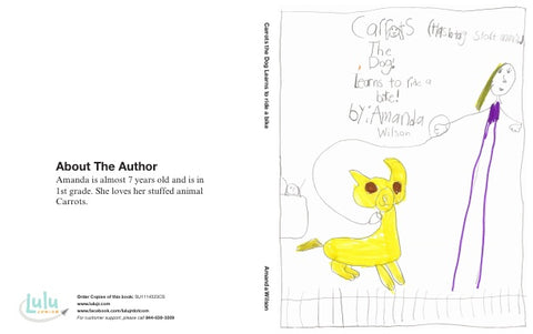 Carrots the Dog Learns to ride a bike