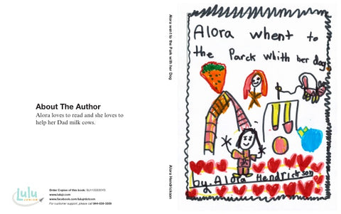 Alora went to the Park with her Dog