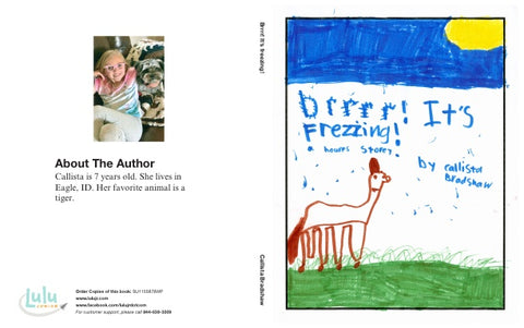 Brrrr! It's freezing!