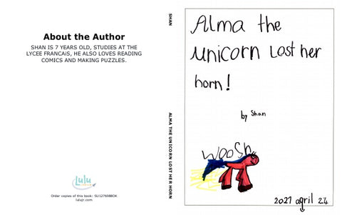 ALMA THE UNICORN LOST HER HORN