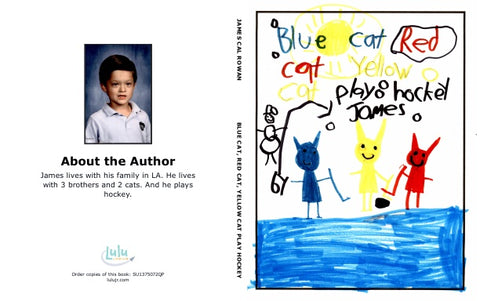 Blue Cat, Red Cat, Yellow Cat Play Hockey