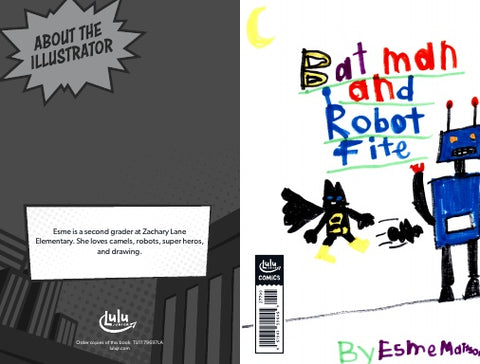 Batman and Robot Fite