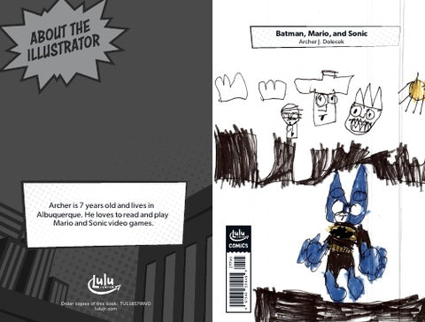 Batman, Mario, and Sonic