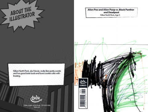 Alien Pee and Alien Poop vs. Black Panther and Deadpool