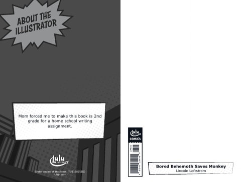 Bored Behemoth Saves Monkey