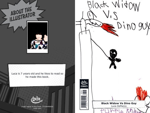 Black Widow Vs Dino Guy