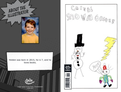 Caleb's Snowmonster