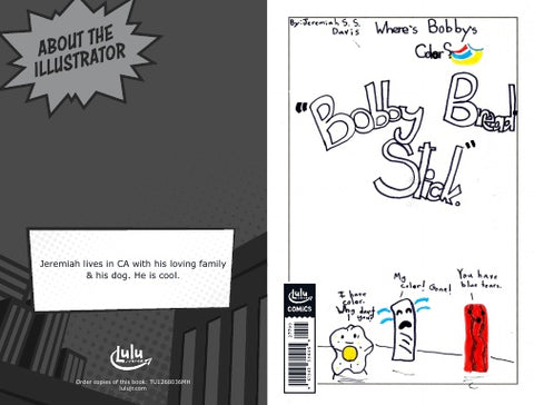 Bobby Breadstick: Where's Bobby's Color