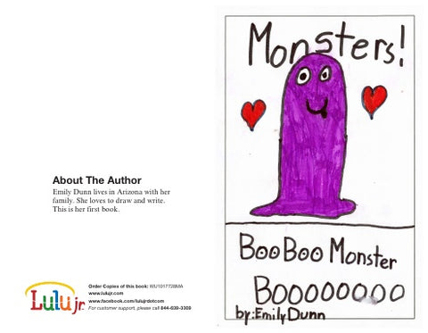 Boo Boo Monsters Booooo