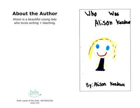 All about Alison Kuzdrall