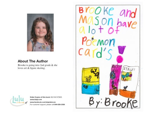 Brooke and Mason have alot of Pokemon cards!