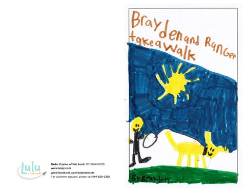 Brayden and Ranger take a walk