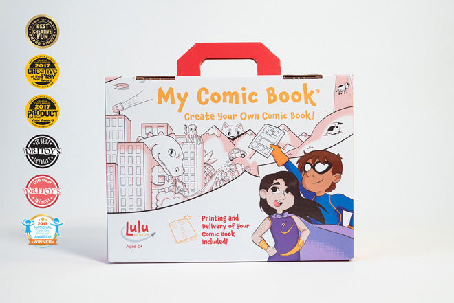 Lulu Jr My Comic Book Make Your Own Comic Book Kit w/ Professional Printing  T550